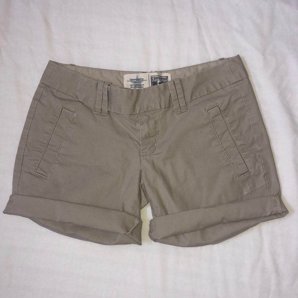 Converse Khaki Shorts Size 2